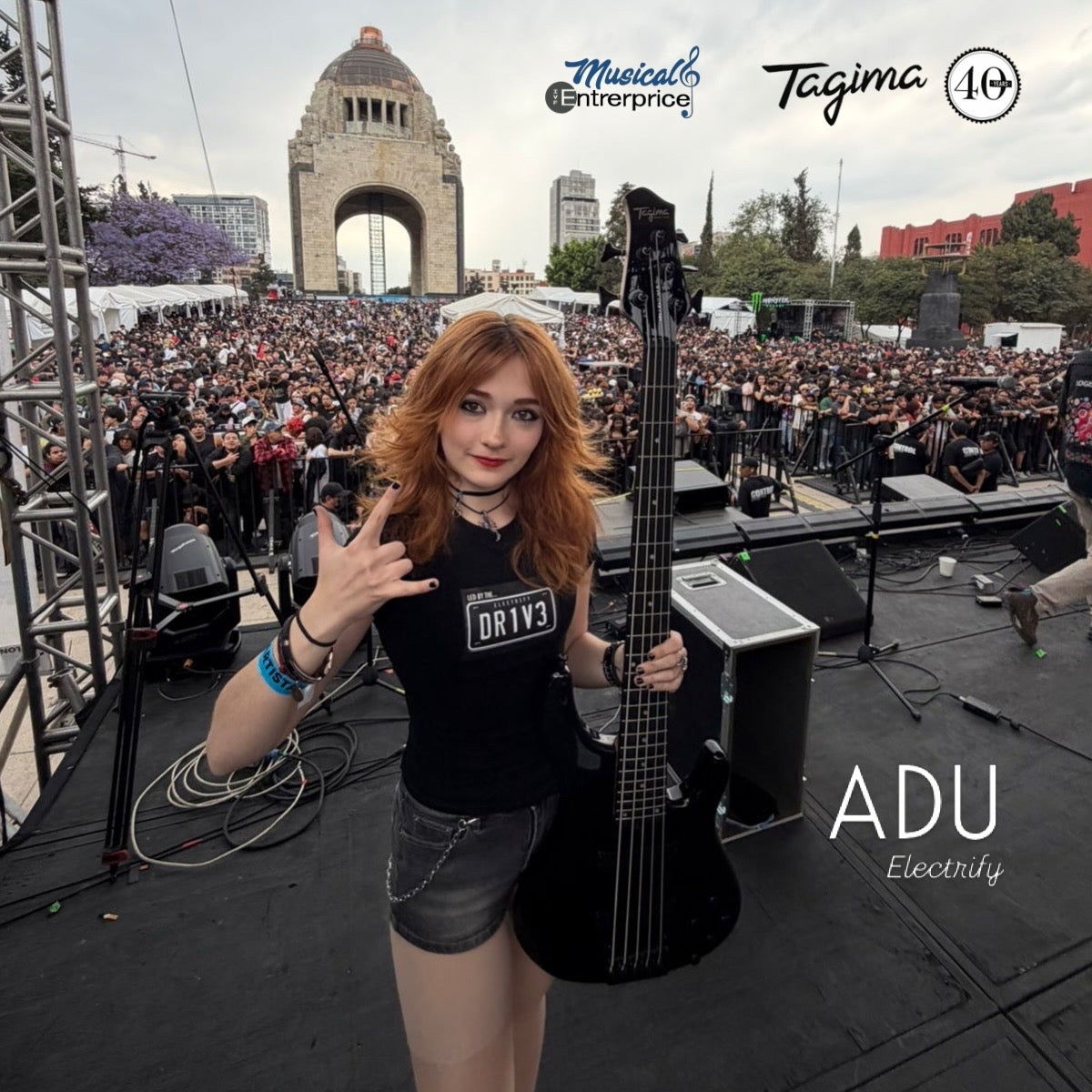 ADU, BAJISTA DE ELECTRIFY, SE UNE A LA FAMILIA TAGIMA