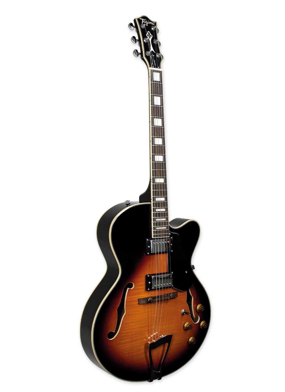 GUITARRA ELECTRICA SEMIHUECA |  JAZZ 1900 COLOR VINTAGE SUNBURST