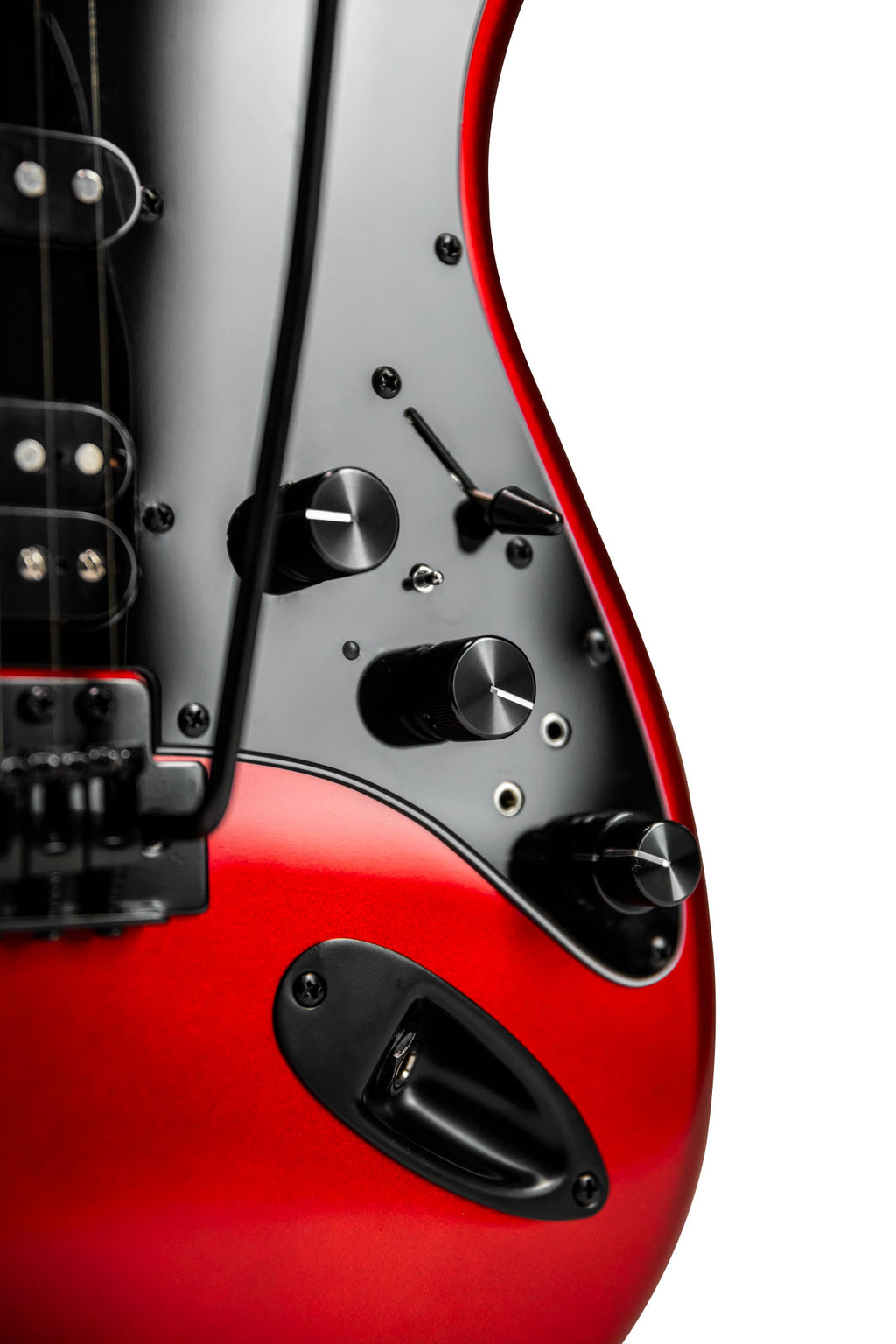 GUITARRA ELÉCTRICA|  SIXMART ROJA + AUDIFONOS SOUNDKING EJ028