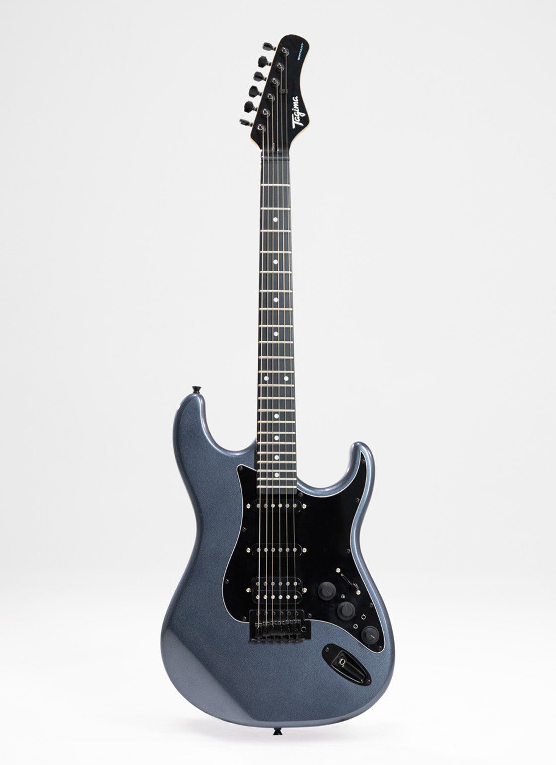 GUITARRA ELÉCTRICA | SIXMART METALIC DEEP SILVER + AUDIFONOS SOUNDKING EJ028