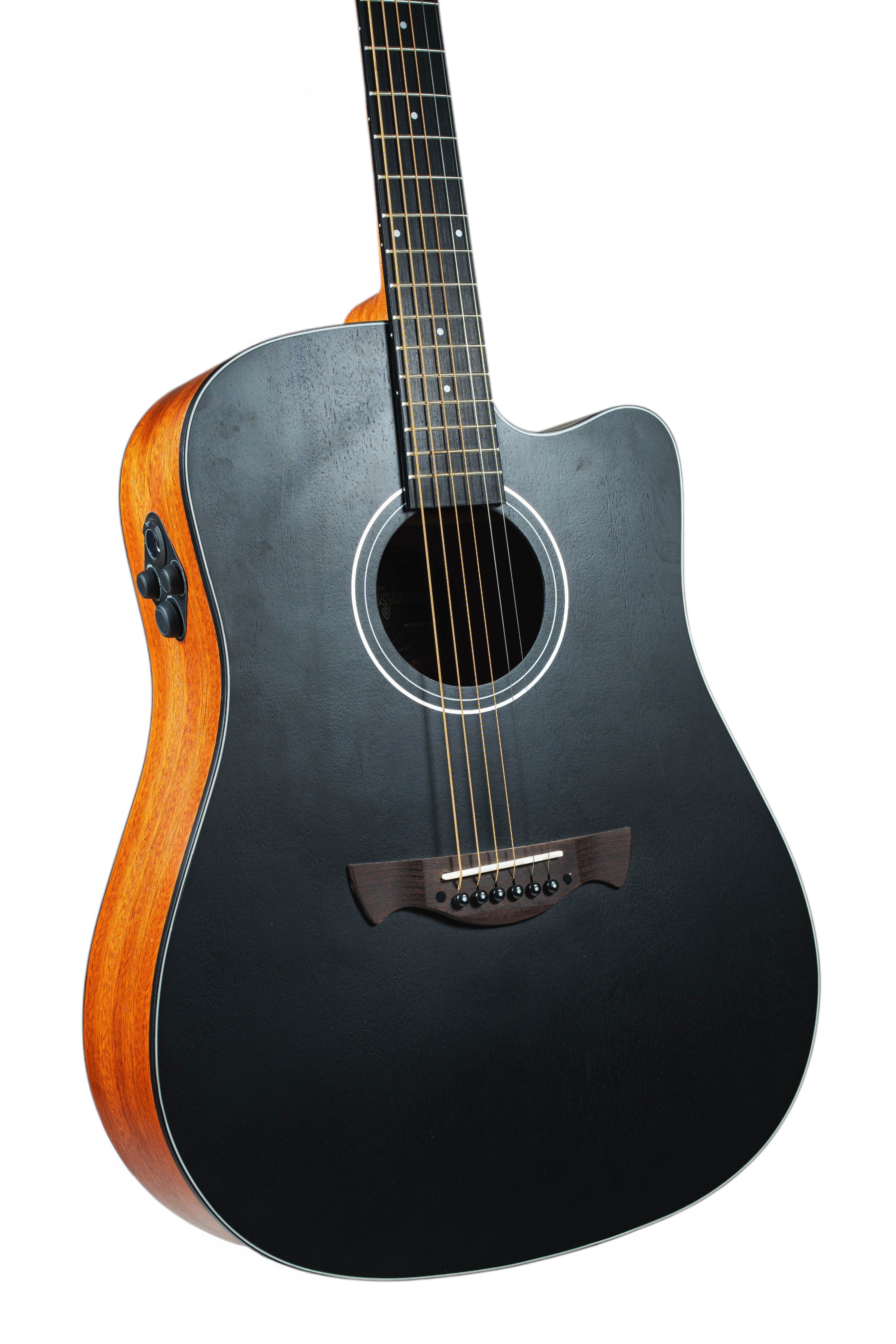 TAGIMA | GUITARRA ELECTROACÚSTICA DETROIT-EQ-BK-DF