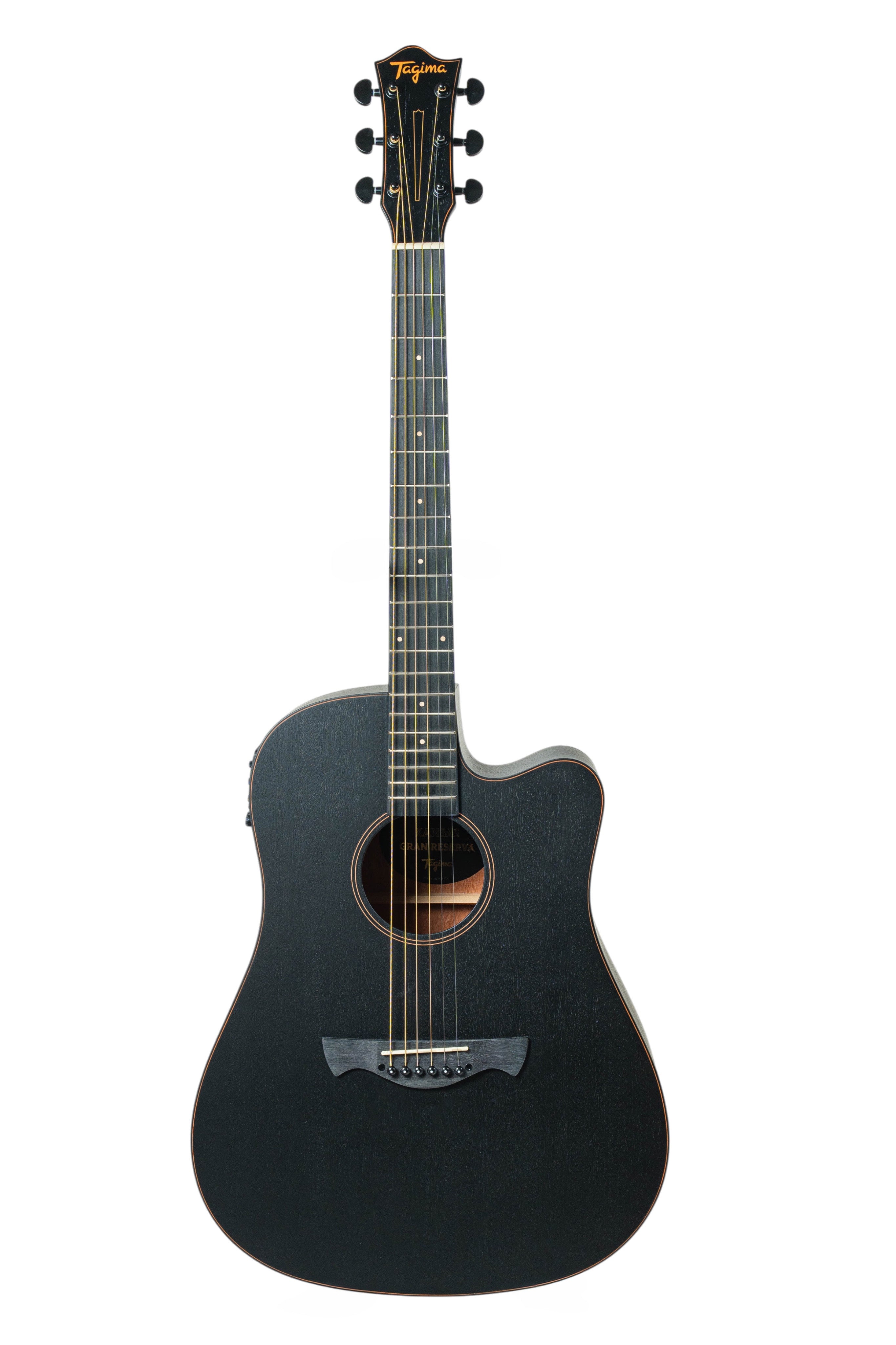 TAGIMA | GUITARRA ELECTROACÚSTICA KANSAS-GRAN RESERVA-BK-DF