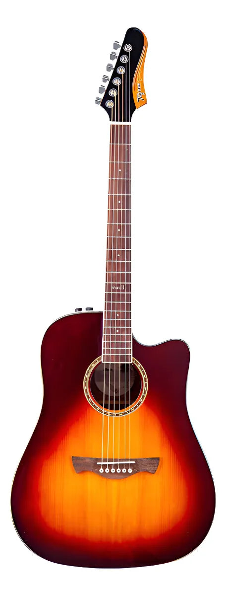 GUITARRA TEXANA ELECTROACUSTICA | SWELL ACERO COLOR HONEY BURST