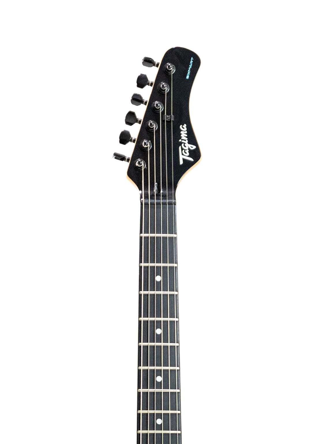 GUITARRA ELÉCTRICA | SIXMART METALIC DEEP SILVER + AUDIFONOS SOUNDKING EJ028