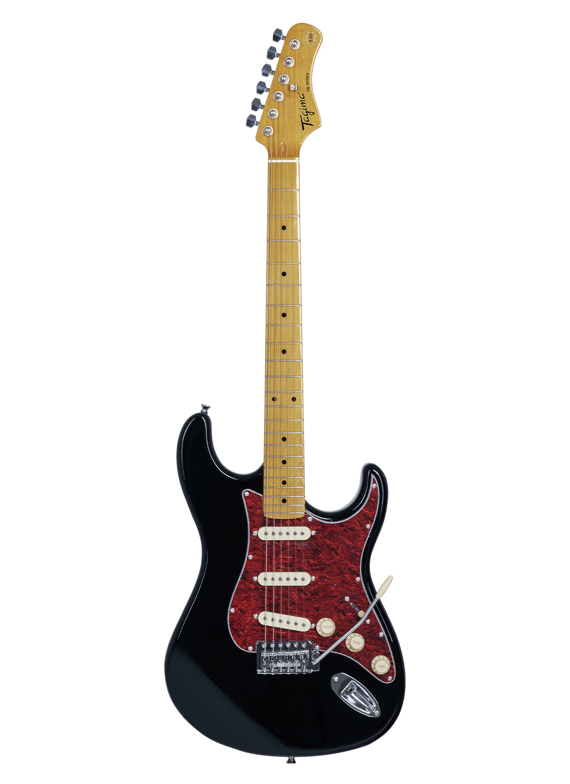 GUITARRA ELÉCTRICA TG-530-BK-LF-TT