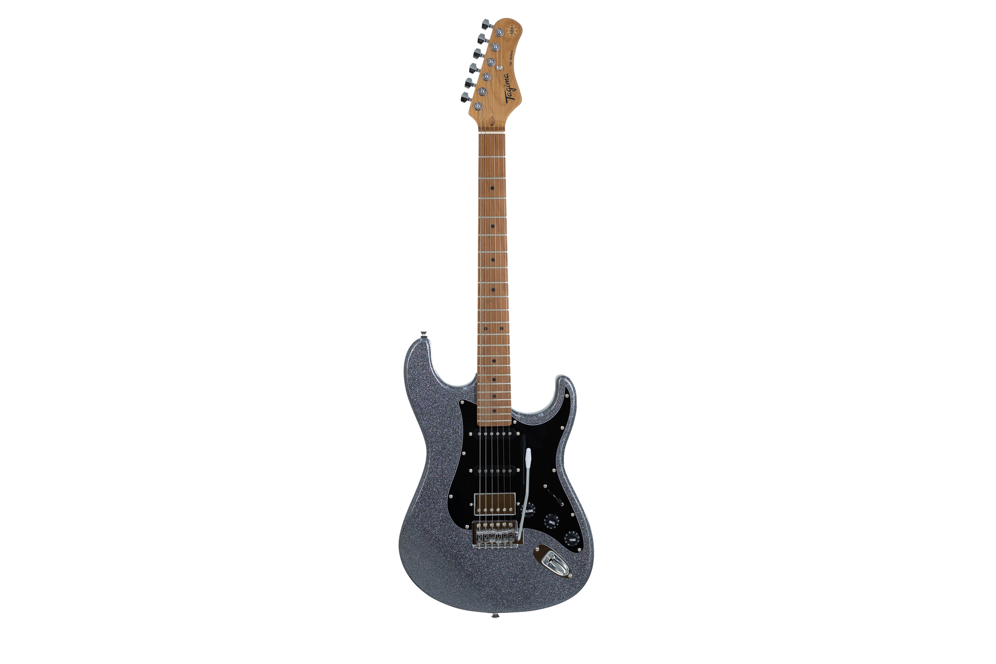 GUITARRA ELÉCTRICA TG-580-SPARKLE-GRYSP-LF-BK